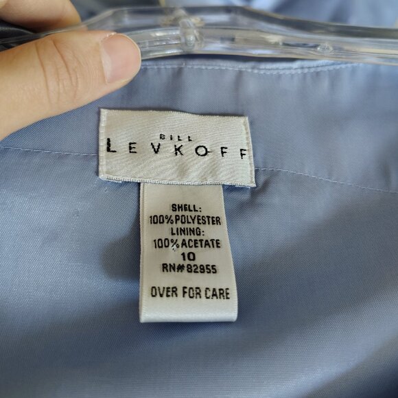 Bill Levkoff Formal Dress, Periwinkle, Size 10 - Picture 3 of 3